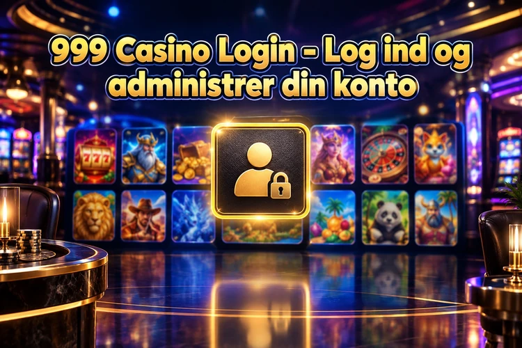 999 Casino Login - Log ind og administrer din konto