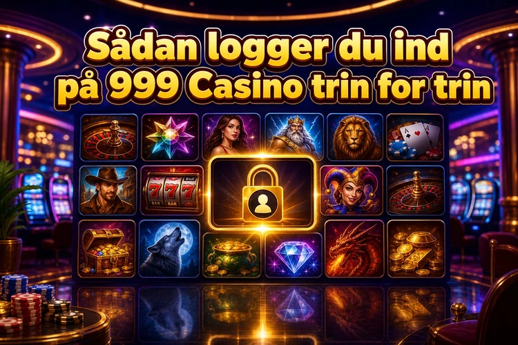 Sådan logger du ind på 999 Casino trin for trin