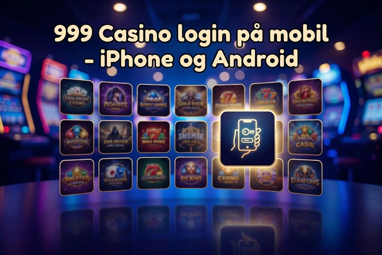 999 Casino login på mobil - iPhone og Android